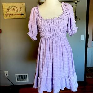 Lilac mini dress size Large